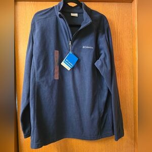 NWT Columbia Navy Blue Quarter-Zip Pullover